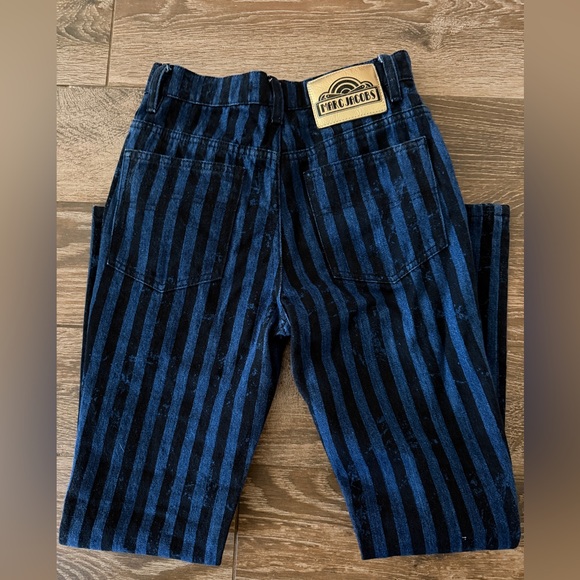 Marc Jacobs stovepipe striped jeans size 25 - Picture 7 of 7